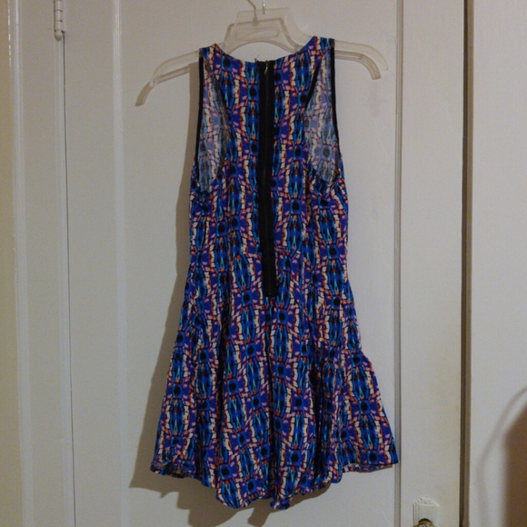 BeBop geometric print racerback knee length skater dress size M - Picture 5 of 5